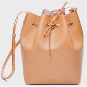 Mansur Gavriel medium bucket bag Cammello/Rosa